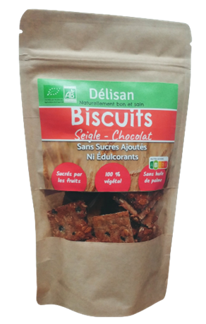 Biscuits seigle chocolat